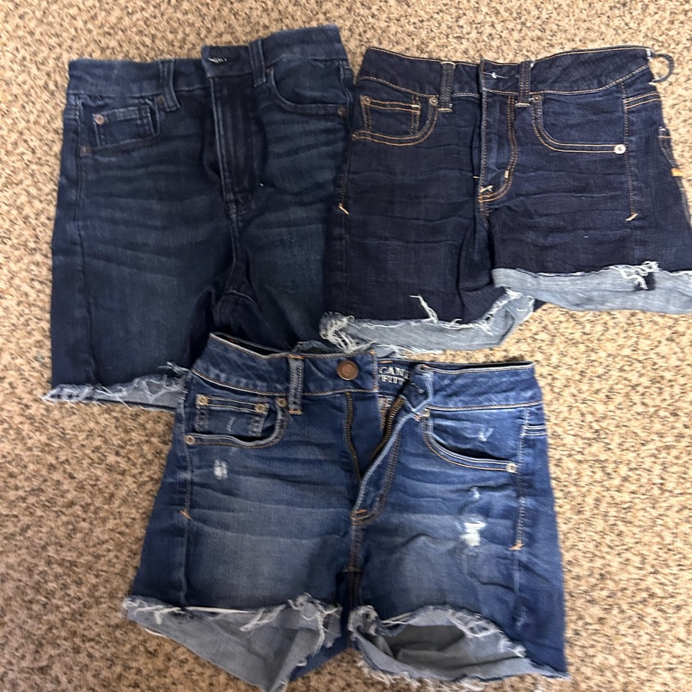 American Eagle high waisted shorts lot